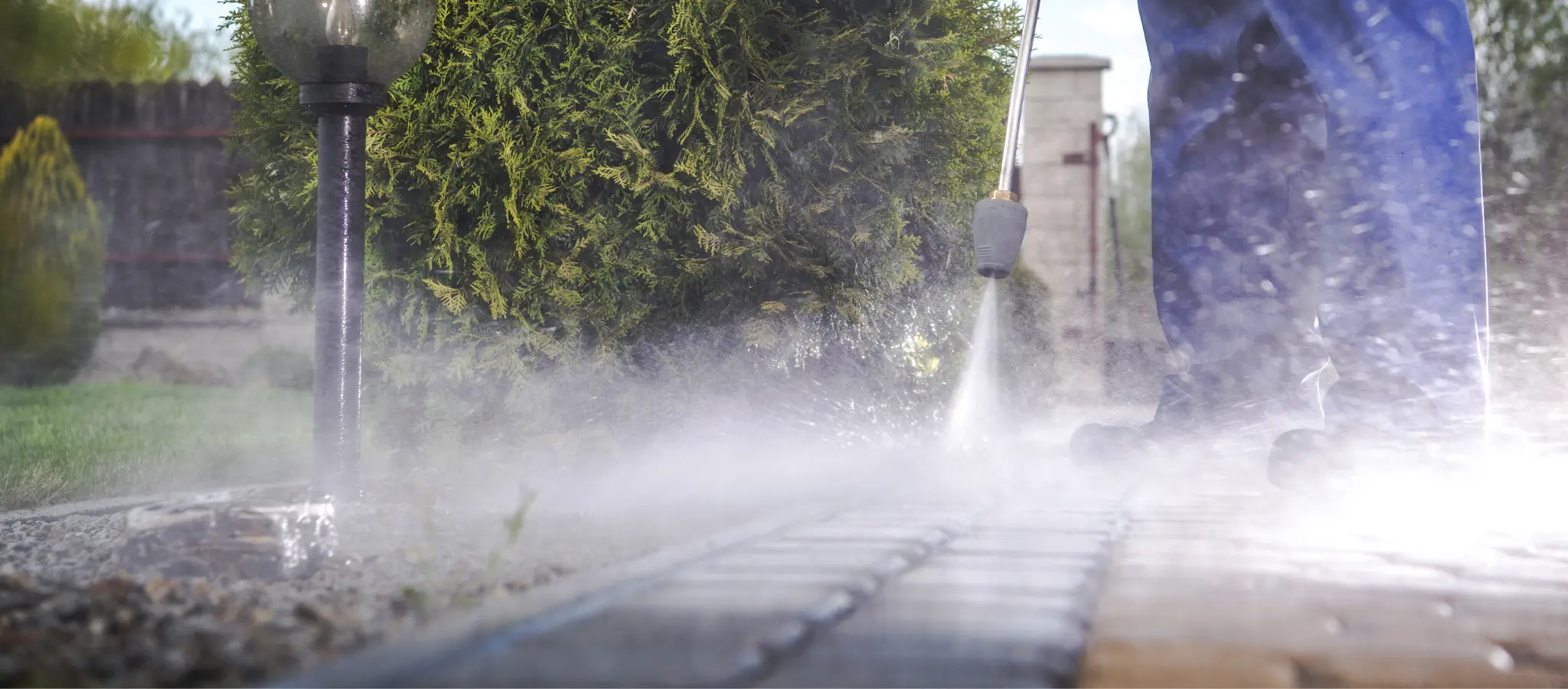 driveway pressure cleaning services