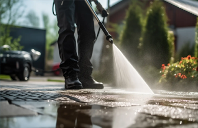 Driveway Pressure Washing